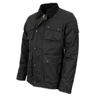Image of Game Utilitas II Wax Jacket - Black