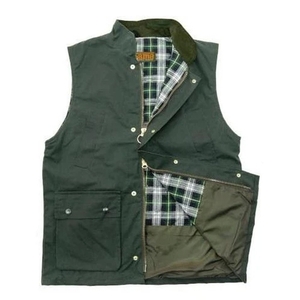 Image of Game Wax Quilted Bodywarmer/Gilet - Olive