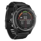 Image of Garmin fenix 3 Sapphire HR GPS Watch - Performance Bundle - Grey With Black Silicone Band