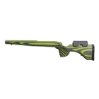 Image of GRS Hunter Light Birch Laminate Riflestock - for Tikka T3/T3X SA R/H Rifles - Black Green