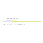 Image of Guideline Brook WF Fly Line - Bright Yellow/Bone White