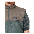 Image of Guideline Loft Vest - Walnut/Algae Green