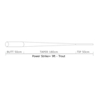 Image of Guideline Power Strike Trout Leader - 9ft