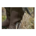Image of Harkila Forester Textile Rubber Boots (Unisex) - Willow Green/Deep Brown