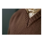 Image of Harkila Vincent Merino V-Neck Pullover - Demitasse Brown