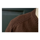 Image of Harkila Vincent Merino V-Neck Pullover - Demitasse Brown