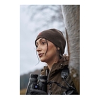 Image of Harkila Aspire Reversible Beanie - Shadow Brown/Red