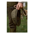 Image of Harkila Kenmore Classic Baker Boy Cap - Forest Green/Herringbone