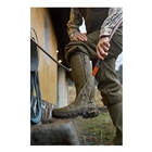 Image of Harkila Forester Zip Rubber Boots (Unisex) - Dark Olive