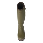 Image of Harkila Forester Zip Rubber Boots (Unisex) - Dark Olive