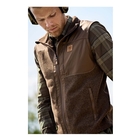 Image of Harkila Kalix Fleece Waistcoat - Dark Earth