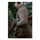 Image of Harkila Vincent Merino V-Neck Pullover - Dark Sand