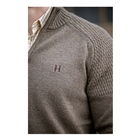 Image of Harkila Vincent Merino Half Zip Pullover - Dark Sand