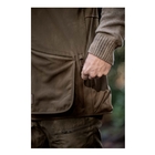 Image of Harkila Skye Shooting Waistcoat - Willow Green/Shadow Brown