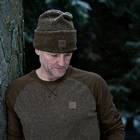 Image of Harkila Kodiak Cleverwool Long Sleeve T-Shirt - Dark Hunting Green