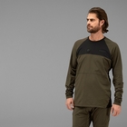 Image of Harkila HEAT USB-C Long Sleeve T-Shirt - Willow Green/Black