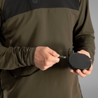 Image of Harkila HEAT USB-C Long Sleeve T-Shirt - Willow Green/Black