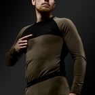 Image of Harkila HEAT USB-C Long Sleeve T-Shirt - Willow Green/Black