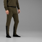 Image of Harkila HEAT USB-C Long Johns - Willow Green/Black