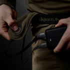 Image of Harkila HEAT USB-C Long Johns - Willow Green/Black