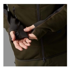 Image of Harkila Deer Stalker Fleece Hoodie - Willow Green/Shadow Brown