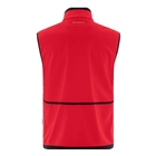 Image of Harkila Kamko Reversible Fleece Waistcoat - Brown/Red