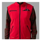 Image of Harkila Kamko Reversible Fleece Waistcoat - Brown/Red