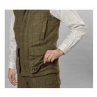 Image of Harkila Kenmore Tweed Waistcoat - Forest Green