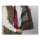 Image of Harkila Kenmore Tweed Waistcoat - Forest Green