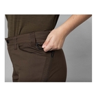 Image of Harkila Lady Runa Trousers - Slate Brown/Willow Green