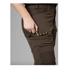 Image of Harkila Lady Runa Trousers - Slate Brown/Willow Green