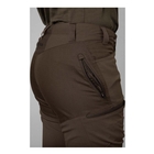 Image of Harkila Lady Runa Trousers - Slate Brown/Willow Green