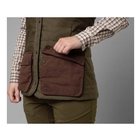 Image of Harkila Retrieve Lady Waistcoat - Dark Warm Olive/Burgundy