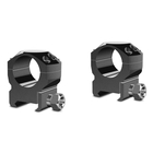 Image of Hawke 2 Piece Tactical Ring Mounts - 1 Inch - 9-11mm Dovetail
