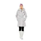 Image of Helly Hansen Welsey Insulated Trench Jacket (Women's) - Light Grey