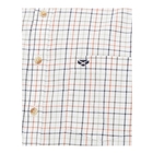 Image of Hoggs of Fife Inverness Cotton Tattersall Shirt - Navy/Rust