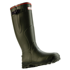 Image of Hunter Balmoral Neoprene Wellington Boots (Unisex) - Dark Olive