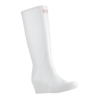 Image of Hunter Melrose Tall Wellington Boots - White