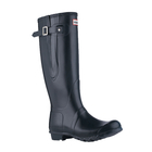 Image of Hunter Original Adjustable Wellington Boots (Unisex) - Navy
