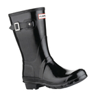 Image of Hunter Original Gloss Short Wellington Boots (Women's) - Black