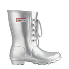 Image of Hunter Original Lace Wellington Boots - Silver