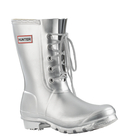 Image of Hunter Original Lace Wellington Boots - Silver