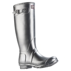 Image of Hunter Original Wellington Boots - Silver Metallic