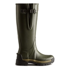 Image of Hunter Womens Balmoral Tall Side Adjustable Neo Lined Tech Sole Boot - Dark Olive