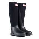 Image of Hunter Balmoral Equestrian Neoprene Wellingtons (Women's) - Black