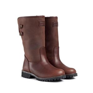 Image of Hunter Balmoral Montrose Shearling Boot (Women's) - Brown