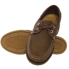 Image of Kanyon Outdoor Amalfi Boat Shoes (Men's) - Brown Crazy Horse
