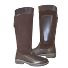 Image of Kanyon Outdoor Clydesdale Waterproof Country Riding Boots (Women's) - Dark Brown Leather / Suede