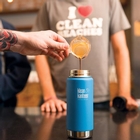 Image of Klean Kanteen WIDE Vacuum Insulated - 473ml (16oz) Cafe Cap 2.0 - Shale Black (Matte)