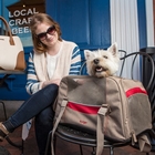 Image of Kurgo Metro Carrier - Nutmeg/Red
